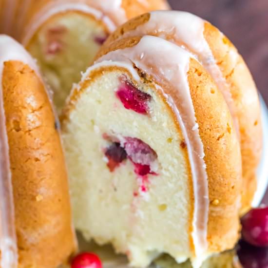 Cranberry Pound Cake