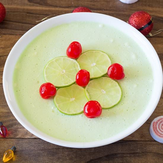 Holiday Green Jello Salad