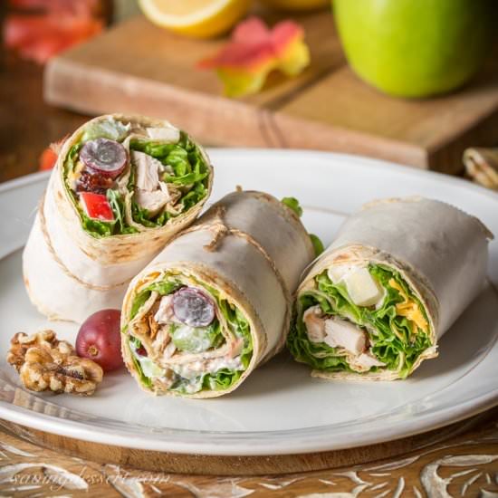 Turkey Waldorf Wraps