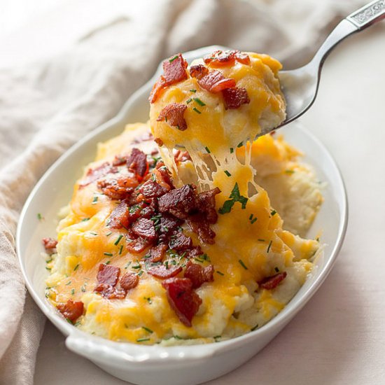 Loaded Cauliflower Mash