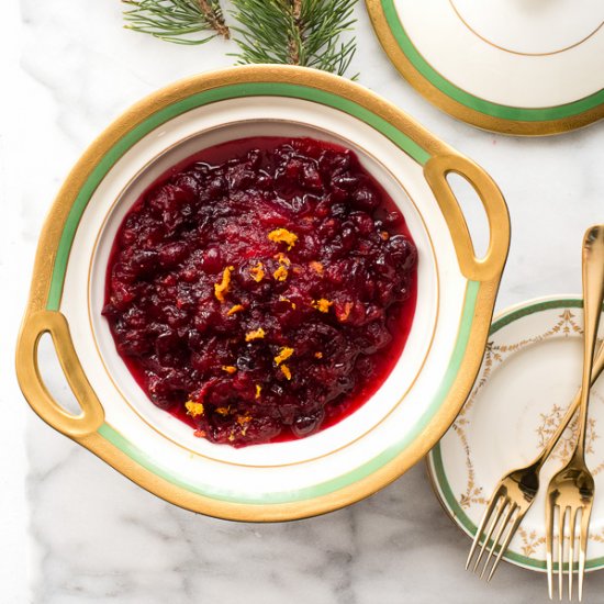 Fresh Cranberry Orange Sauce