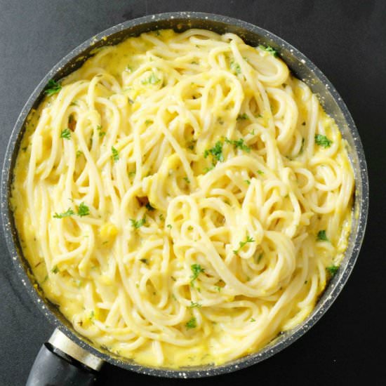 Butternut Squash Sauce Spaghetti