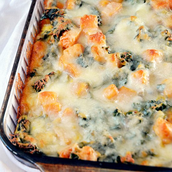 Butternut and Kale Breakfast Bake