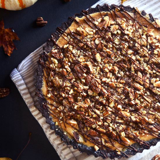 Kahlua Chocolate Pecan Tart