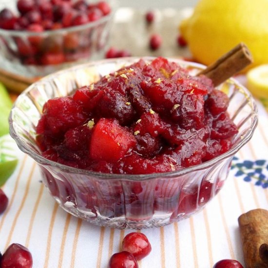 Cran-Apple Sauce (Paleo, GF)