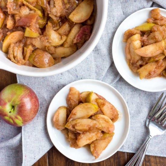 Cinnamon Baked Apple Slices