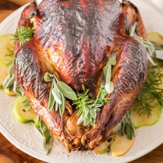 Herb & Apple Brined Turkey