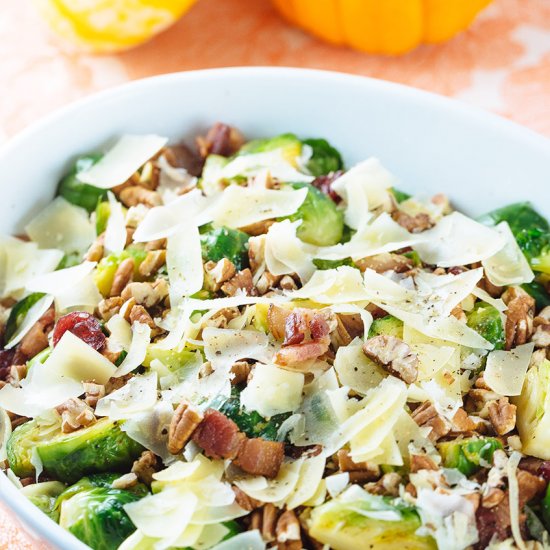 Brussels Sprouts and Bacon Salad