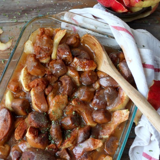 Sweet Apple Cinnamon Yam Bake