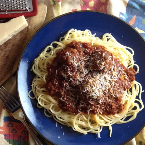 Slow Cooker Spaghetti & Meatballs