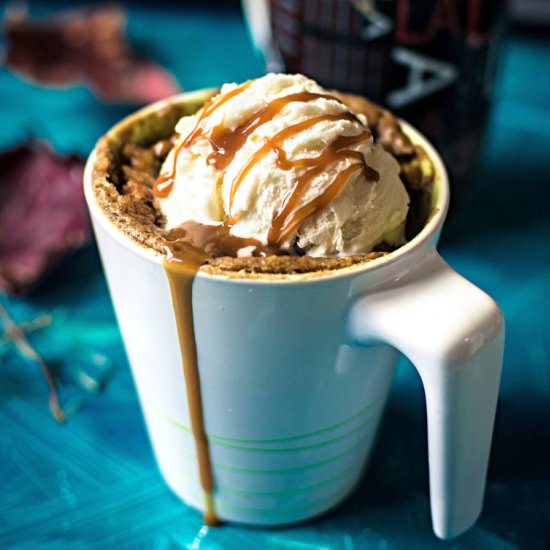 Eggless Apple Pie Mug Cake