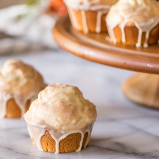 Maple Glazed Donut Muffins