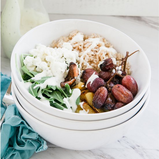 Roasted Grape Nourish Bowl