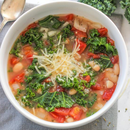 Slow Cooker Italian White Bean Soup