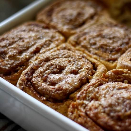 Healthy Cinnamon Sweet Potato Rolls