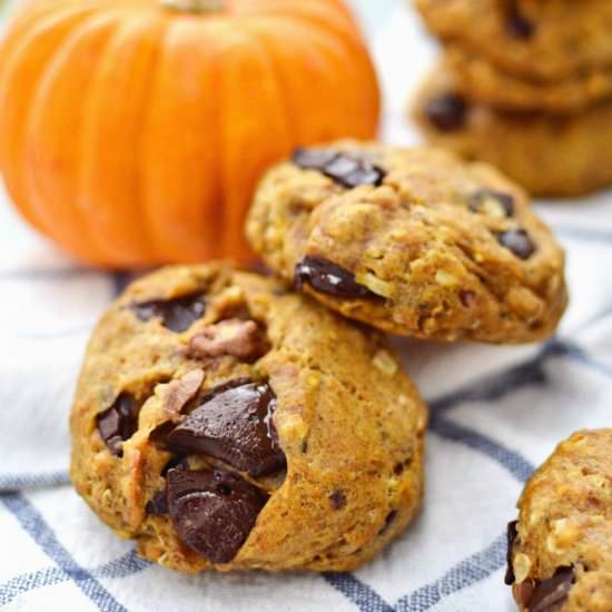 Pumpkin Spice Bear Paw Cookies