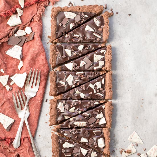 Peppermint Mocha Tart