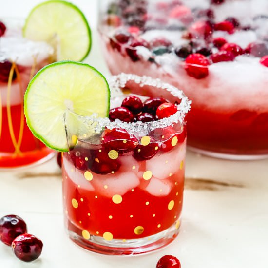 Roasted Cranberry Margarita