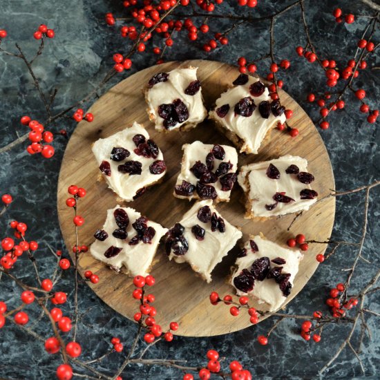 Cran-Apple Toffee Blondies