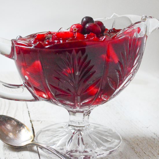 Apple Cranberry Sauce