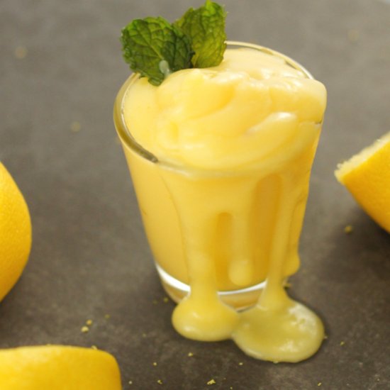 Healthy Lemon Curd with Honey