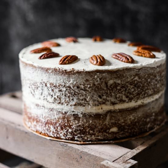 Pecan Butterscotch Latte Cake