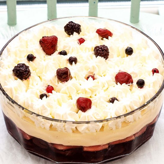 Boozy Berry Trifle