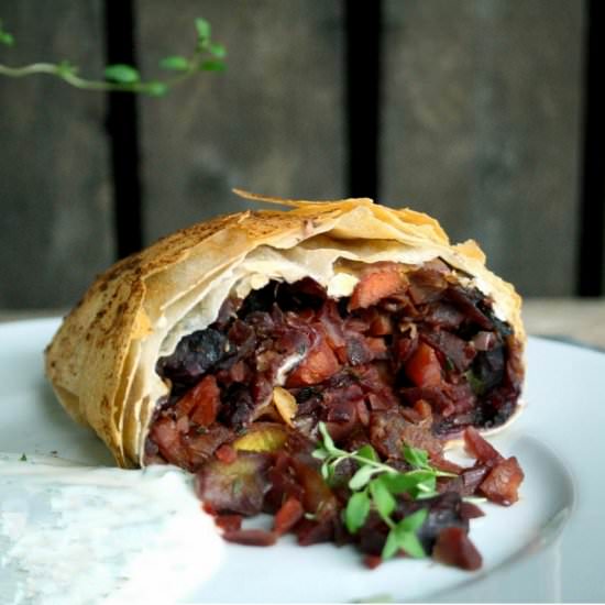 Strudel with Root Vegetables