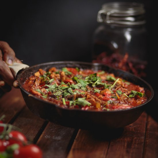 Turkey Jalfrezi Curry (Gluten Free)