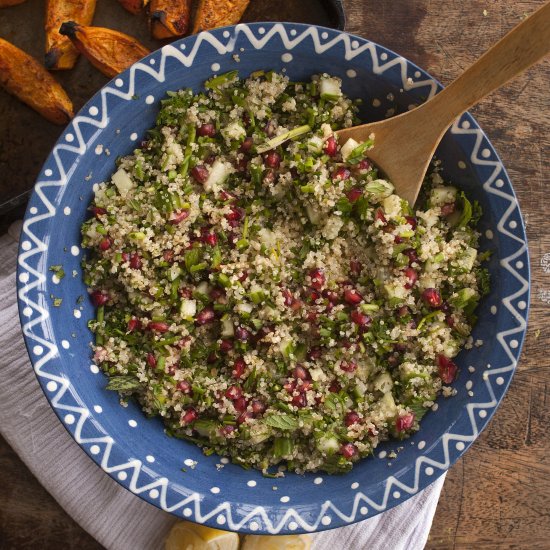 Quinoa Tabbouleh Salad with Herbs