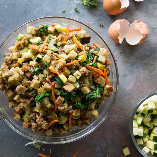 Sausage & Veggie Lovers Stuffing