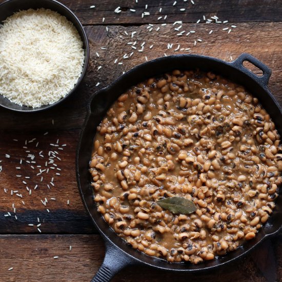 Vegetarian Black Eyed Peas