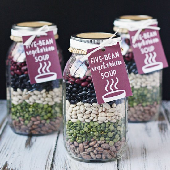 Five Bean Vegetarian Soup Mix