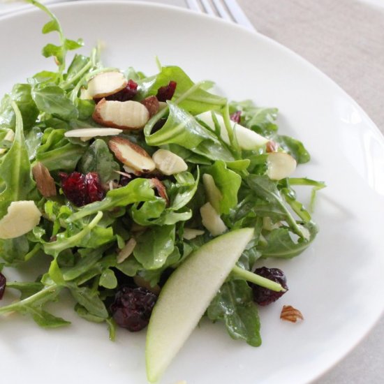 Arugula w/ Apple Cider Vinaigrette