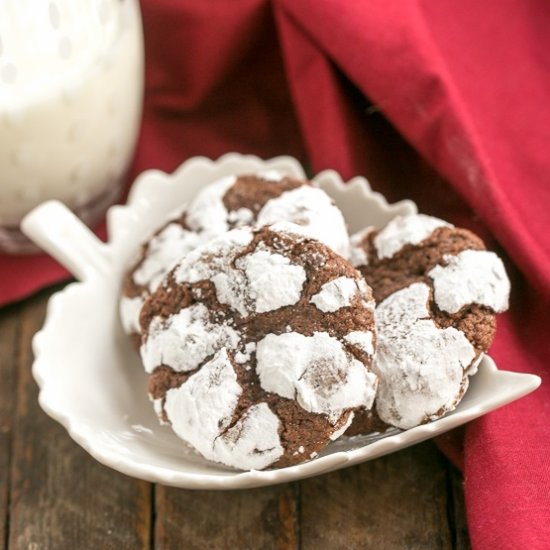 Chocolate Crackle Cookies