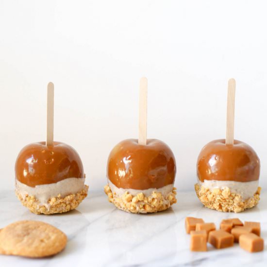 Snickerdoodle Caramel Apples