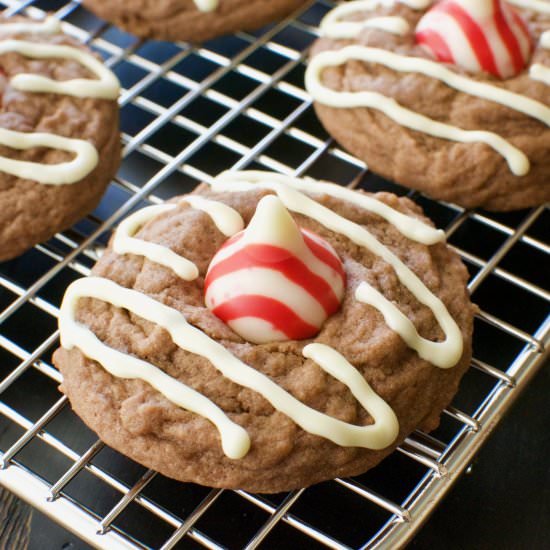 Peppermint Hot Cocoa Cookies