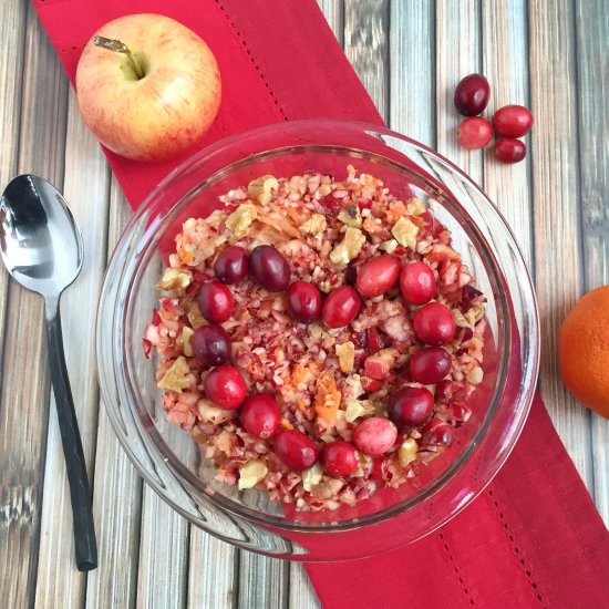 Cranberry Orange Ginger Relish