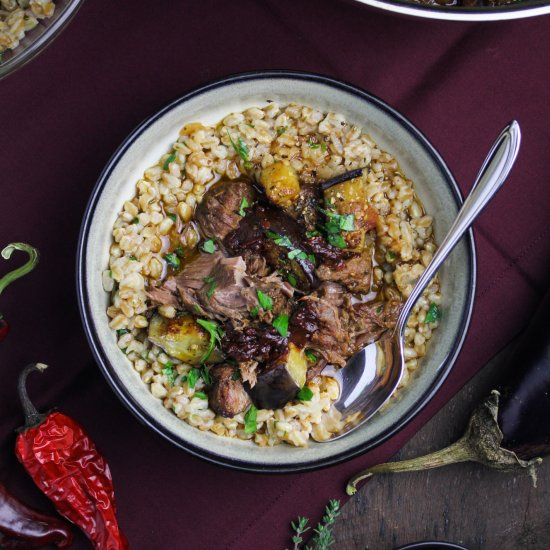 Lamb and Eggplant Stew