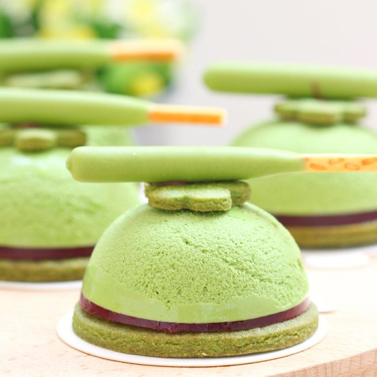 Matcha Mousse Tarts