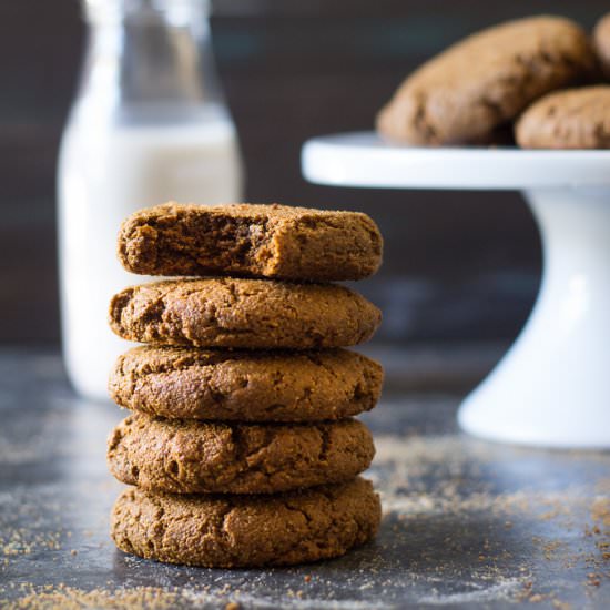 Big Chewy Gingerbread Cookies