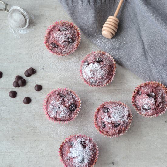 Raspberry Oatmeal Muffins