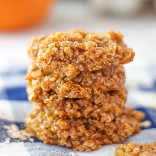 No Bake Pumpkin Spice Cookies