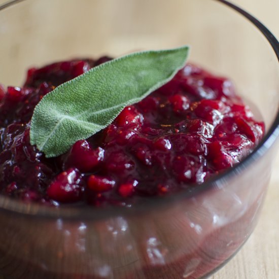 Maple Cranberry Sauce