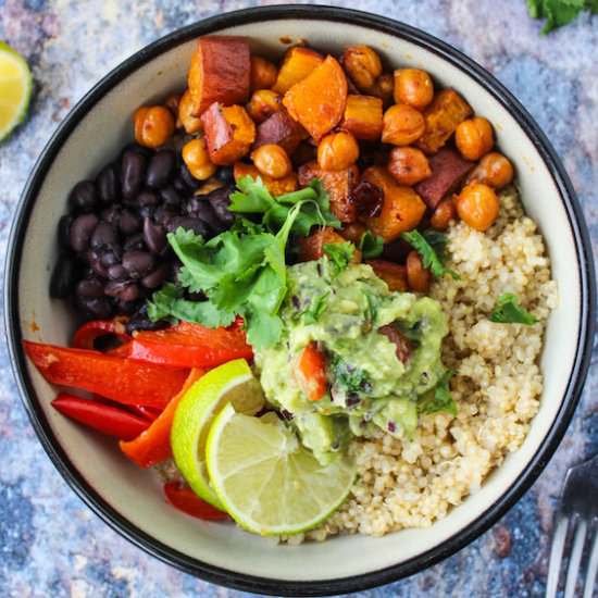 Chipotle Chickpea Burrito Bowl