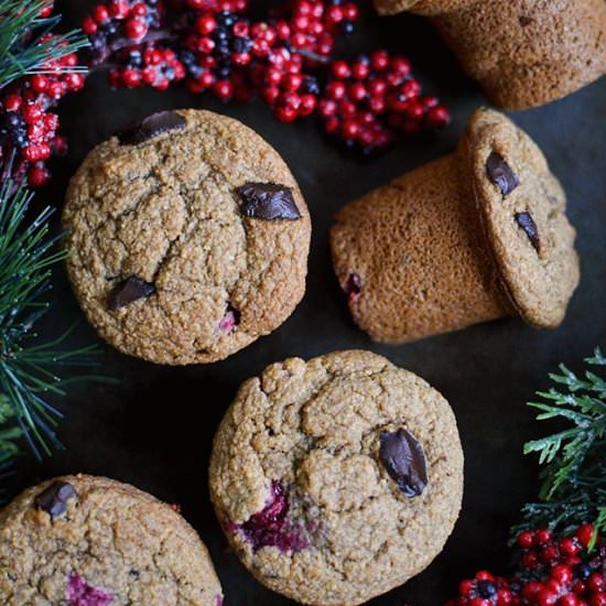 Cranberry Chocolate Muffins