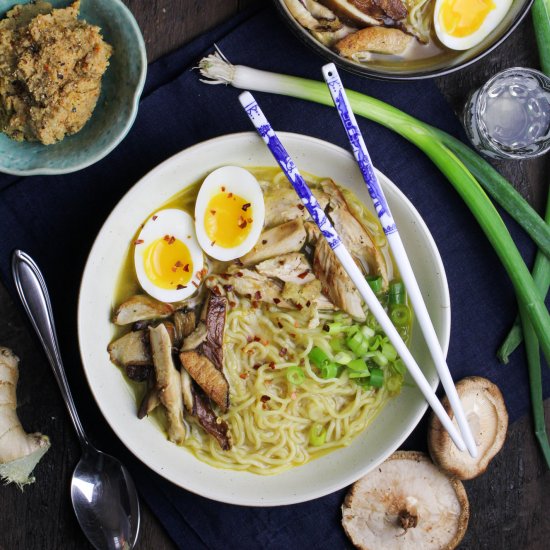 Miso Ginger Chicken Ramen