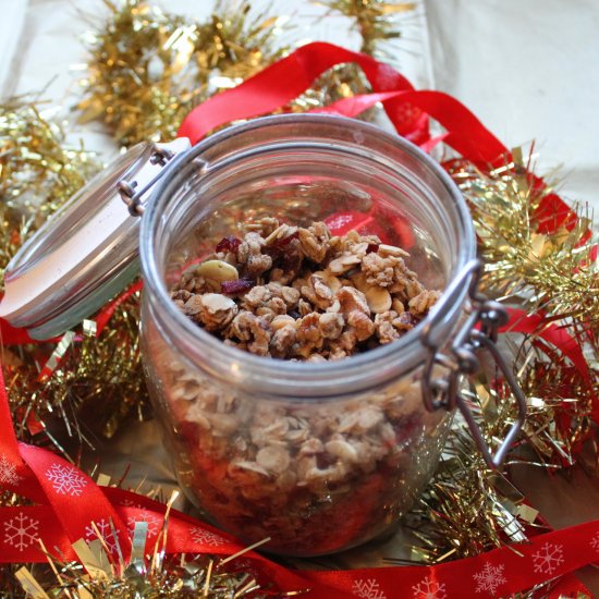 Cranberry and Cinnamon Granola