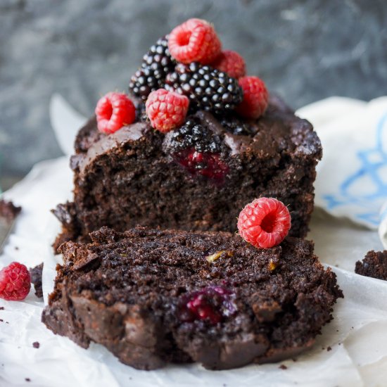 Vegan Chocolate Banana Bread