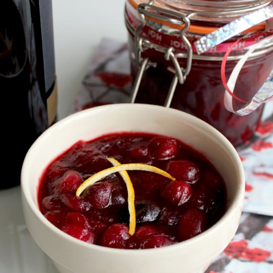 Cranberry Sauce w/ Port and Orange